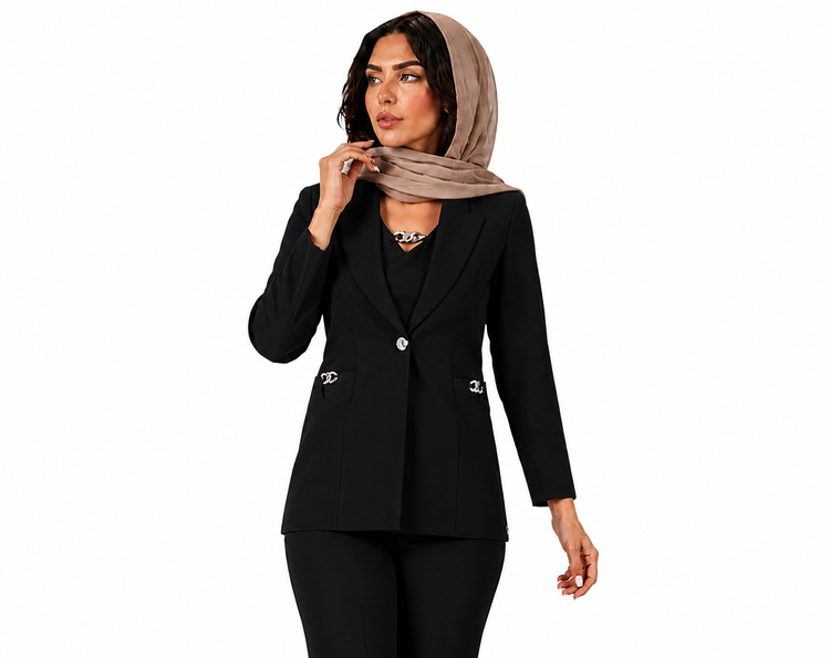 کت و تاپ زنانه سه پی اس نگیندار